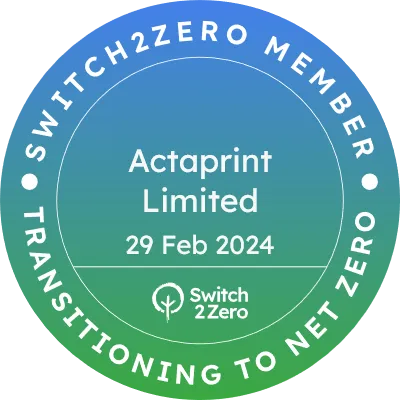actaprint switch to zero member badge
