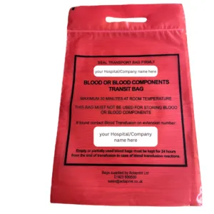 actaprint NHS blood bags